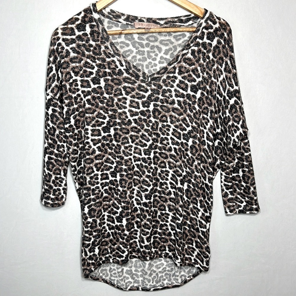 Philosophy V-neck oversized top XS